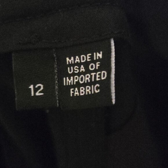 Theory Custom Max 2 Pants Black Wool Dress Pants Size 12 - Picture 8 of 12